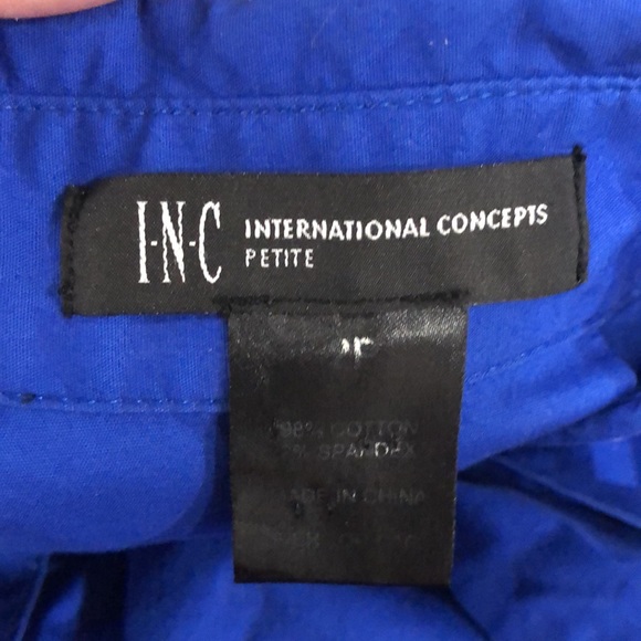 INC INTERNATIONAL CONCEPTS Pocketed Twill Dress - Picture 2 of 8